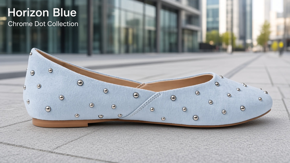 The Classic in Chrome Dot Edit (Horizon Blue)
